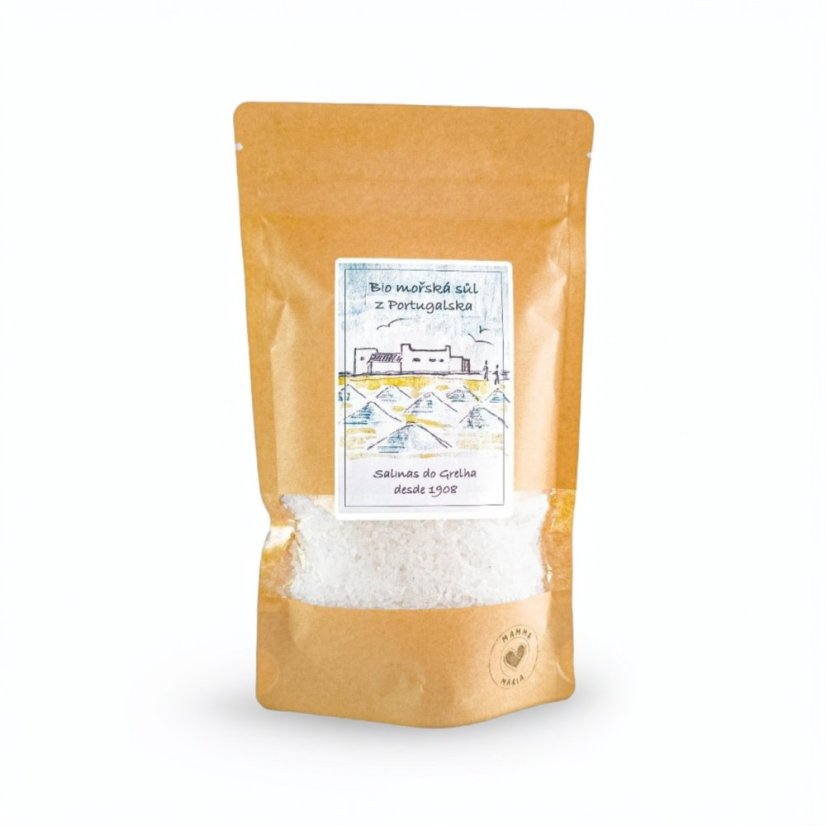 Portugalská BIO mořská hrubozrnná sůl 250 g